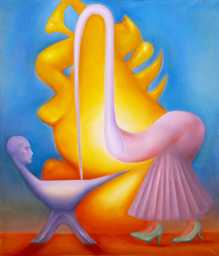 A Fiery Waltz von Dimitra Gkoutzou, Malerei kaufen auf Singulart
