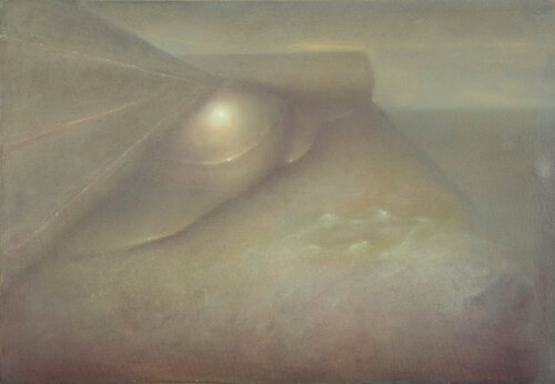 Harmony Unveiled in Grey Shadows van Dimitra Gkoutzou, Schilderij te koop op Singulart