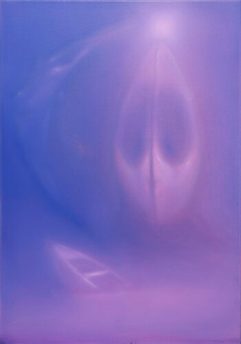 Amidst Facades and Desolation van Dimitra Gkoutzou, Schilderij te koop op Singulart