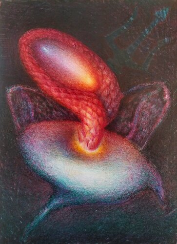 The Curse par Dimitra Gkoutzou, Œuvre sur papier en vente sur Singulart