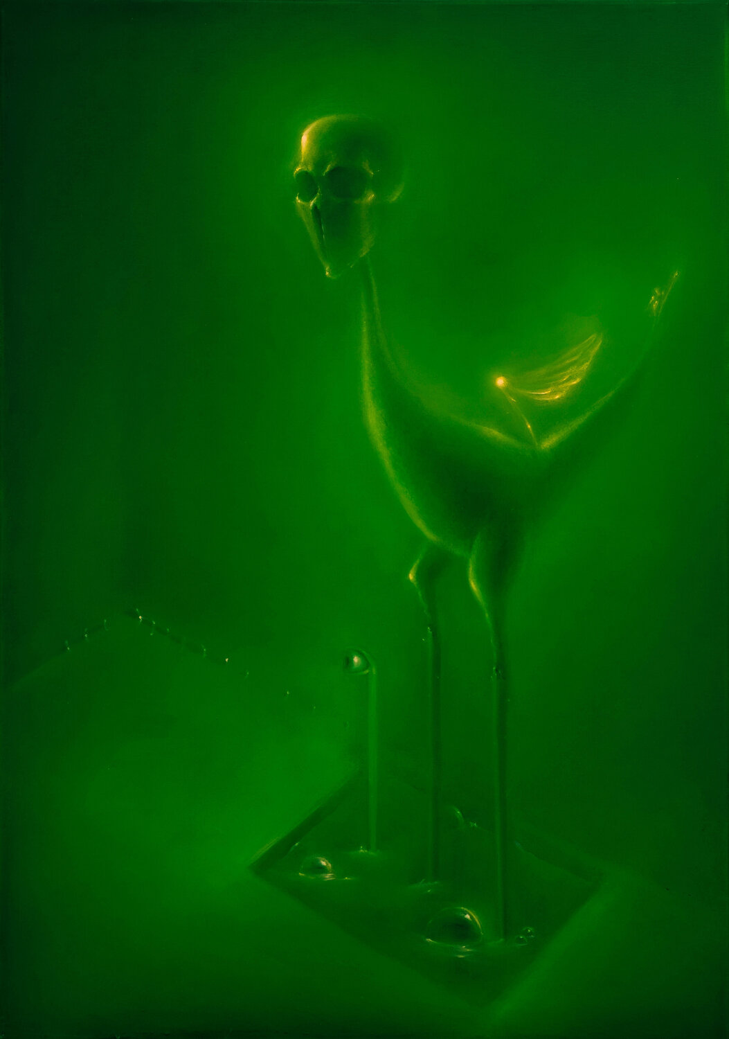 An Amorous Flight Dimitra Gkoutzou Dipinto originale in vendita