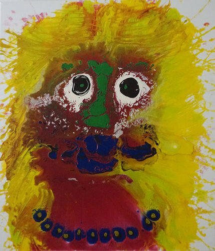 Wahre Schönheit kommt von Schinken di Peter Kupferschmitt, Pittura in vendita su Singulart