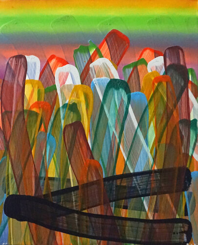 Ein Tag aus dem Leben von D.K. 2 di Peter Kupferschmitt, Pittura in vendita su Singulart