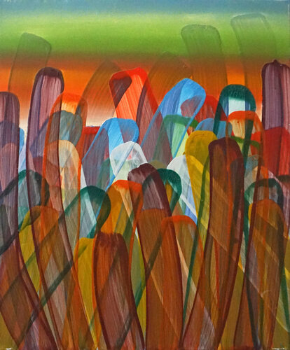 Ein Tag aus dem Leben von D.K. 4 di Peter Kupferschmitt, Pittura in vendita su Singulart