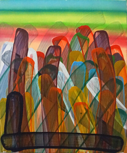 Ein Tag aus dem Leben von D.K. 5 van Peter Kupferschmitt, Schilderij te koop op Singulart