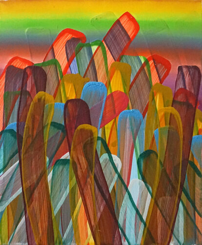 Ein Tag aus dem Leben von D.K. 6 di Peter Kupferschmitt, Pittura in vendita su Singulart