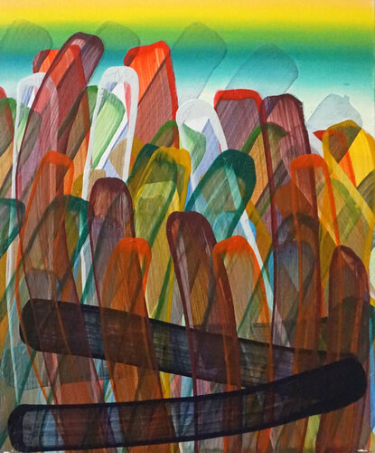 Ein Tag aus dem Leben von D.K. 7 di Peter Kupferschmitt, Pittura in vendita su Singulart