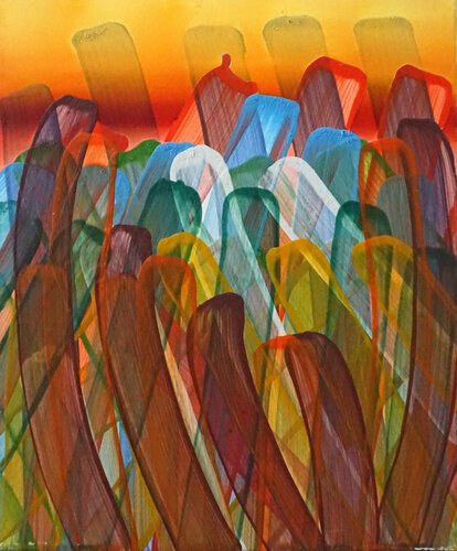 Ein Tag aus de, Leben von D.K. 8 di Peter Kupferschmitt, Pittura in vendita su Singulart