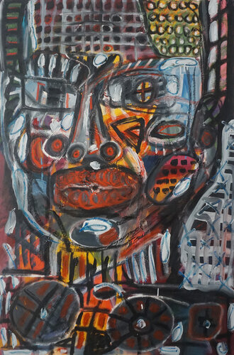 KopfSchmuck di Peter Kupferschmitt, Pittura in vendita su Singulart