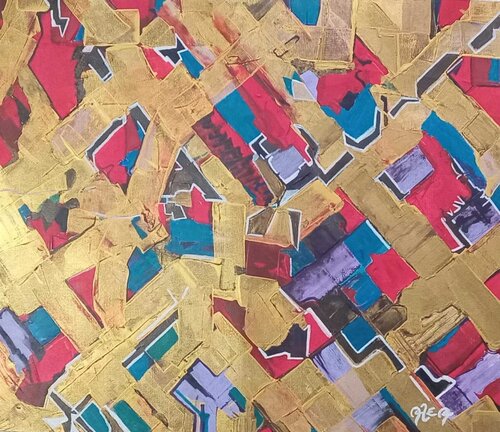 ciudad de oro von Alberto Leonardo El Assir, Malerei kaufen auf Singulart