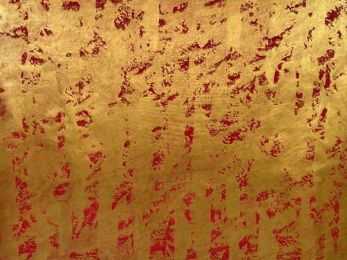 GOLD RED van Reinhard Sommer, Schilderij te koop op Singulart