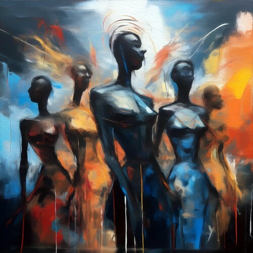 FLUSSO D’IDENTITÀ par Dante Evangelisti, Digital en vente sur Singulart