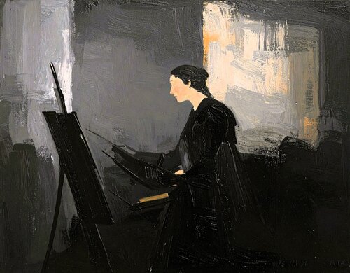 L'ANIMA DEL PENNELLO di Dante Evangelisti, Digitale in vendita su Singulart