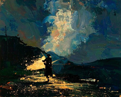 LUCI NEL BUIO by Dante Evangelisti, Digital for Sale on Singulart