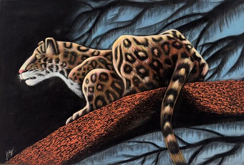 The Leopard di Nasrin Hajian, Pittura in vendita su Singulart