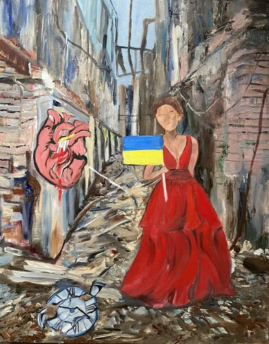 Pride Without Prejudice di Rashmi Rekha Gupta, Pittura in vendita su Singulart