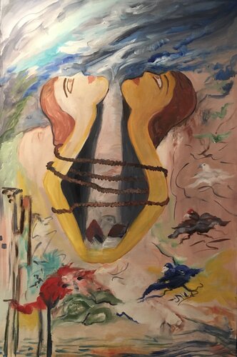 Ad Astra by Rashmi Rekha Gupta, Painting for Sale on Singulart