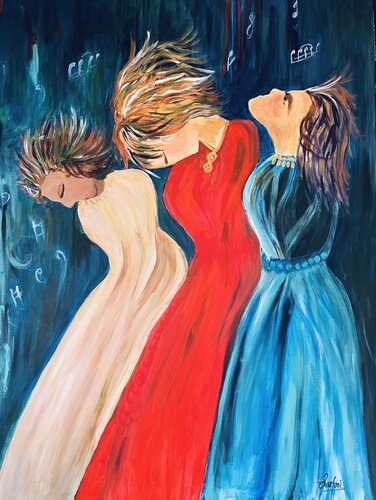 Ecstasy by Rashmi Rekha Gupta, Painting for Sale on Singulart