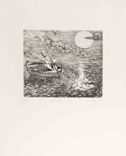 The Fisherman von Amedeo Tedeschi Toschi, Druck kaufen auf Singulart
