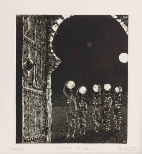 The Moon Bearers von Amedeo Tedeschi Toschi, Druck kaufen auf Singulart