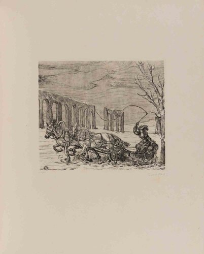 The Winter Trip von Amedeo Tedeschi Toschi, Druck kaufen auf Singulart