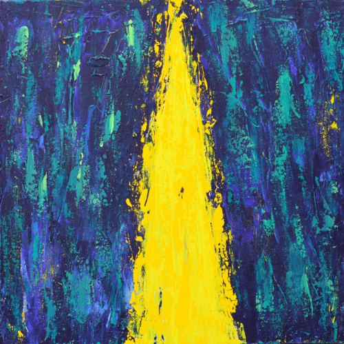 Rupture Field (Yellow) by Harmeet Singh, Painting for Sale on Singulart