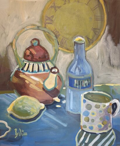 Moment ohne Zeit van Barbara Dürr, Schilderij te koop op Singulart