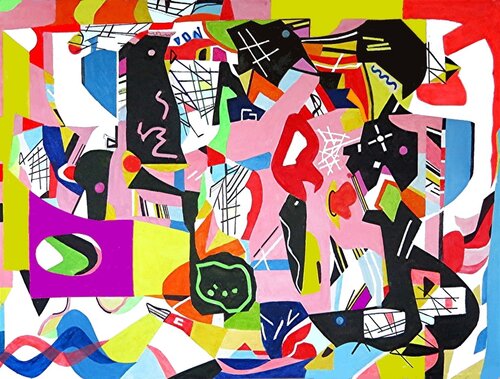 Neighborhood di Barron Holland, Pittura in vendita su Singulart