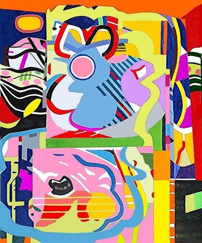 Floral Collage de Barron Holland, Pintura a la venta en Singulart