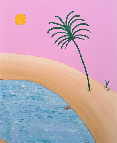Mi playa II von María Cortés, Malerei kaufen auf Singulart
