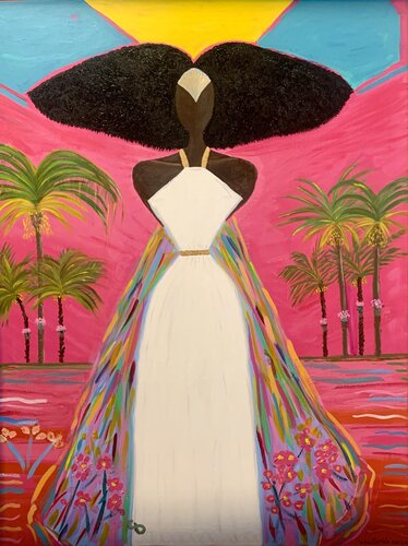 Diosa Negra. Visionones II von María Cortés, Malerei kaufen auf Singulart