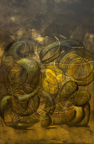 Im Schatten der Sonnenblumen von Patrick Hochleitner, Malerei kaufen auf Singulart