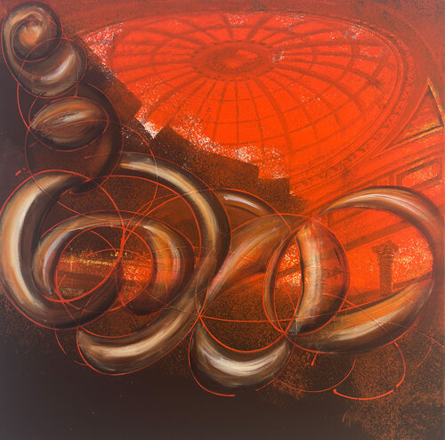 Kuppel des Lichts by Patrick Hochleitner, Painting for Sale on Singulart