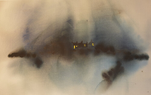 Leave a light on de Judith Beeby, Pintura a la venta en Singulart