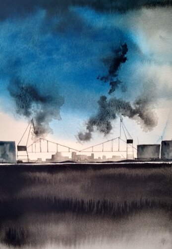 The Severn Estuary von Judith Beeby, Malerei kaufen auf Singulart