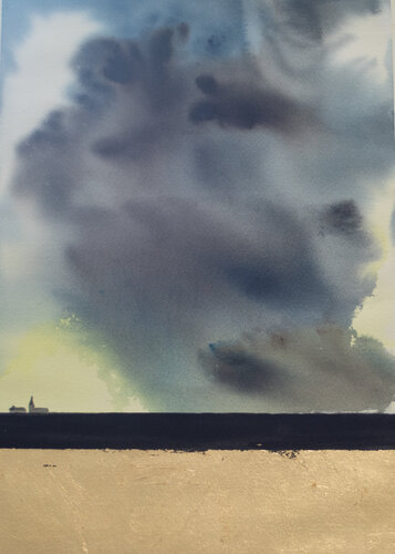 Fields of Gold par Judith Beeby, Peinture en vente sur Singulart