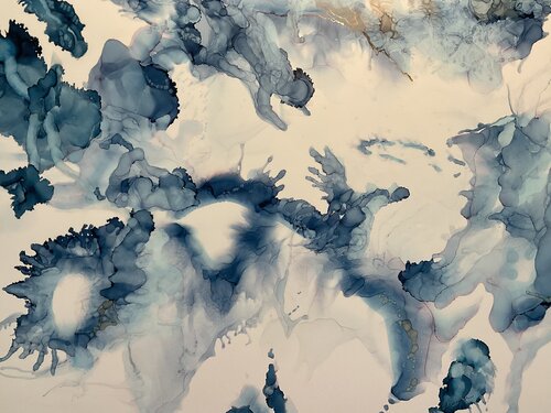 The Blue Lagoon di Kenyon Walter, Pittura in vendita su Singulart