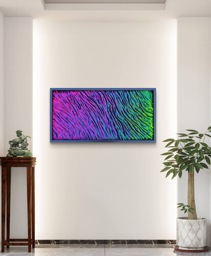 Peinture sculpturale abstraite - œuvre unique - Garantie à vie van Marija Ruisi, Schilderij te koop op Singulart