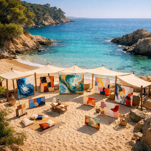 Équilibre Bleu von Marija Ruisi, Fotografie kaufen auf Singulart