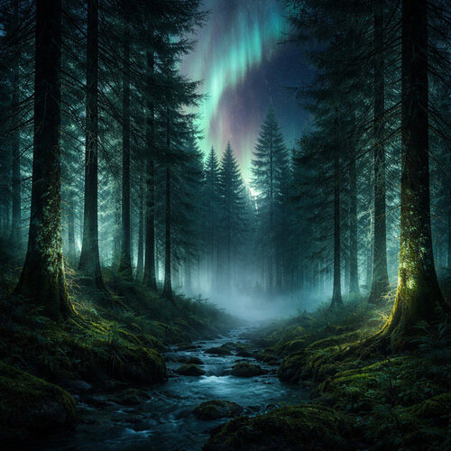 Le Silence des Forêts Boréales by Marija Ruisi, Digital for Sale on Singulart
