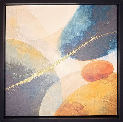 Équilibre Solaire — Peinture abstraite contemporaine by Marija Ruisi, Painting for Sale on Singulart