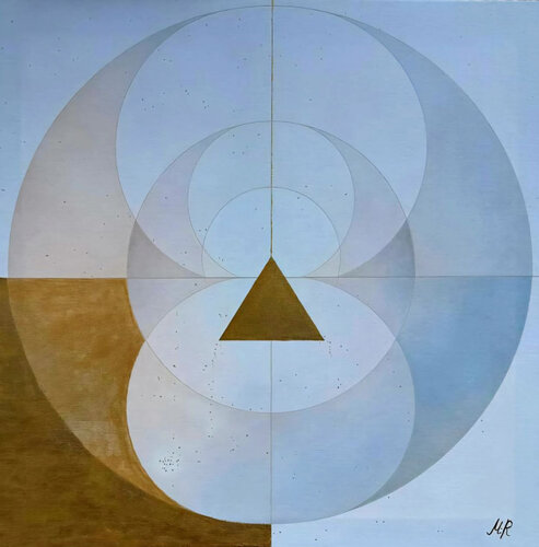 Symétrie Originelle — Peinture abstraite Acrylique 3D Relief di Marija Ruisi, Pittura in vendita su Singulart