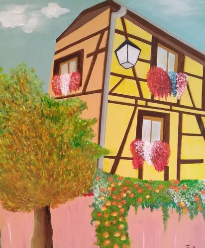 At the End of the Street di JYELLE, Pittura in vendita su Singulart