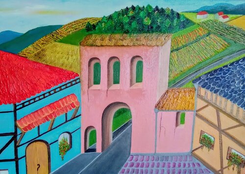 YE OLD GATE di JYELLE, Pittura in vendita su Singulart