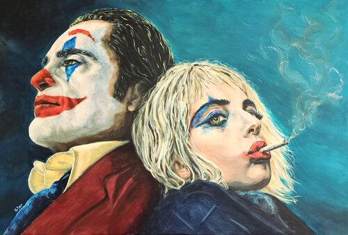 Mélancolie à deux par Brigitte Esther Nellissen, Peinture en vente sur Singulart