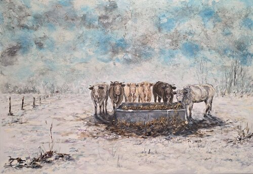 Jour de givre von Brigitte Esther Nellissen, Malerei kaufen auf Singulart