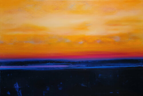 Gold Sunset di Faith Patterson, Pittura in vendita su Singulart