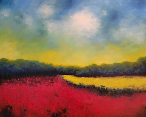 Contentment van Faith Patterson, Schilderij te koop op Singulart