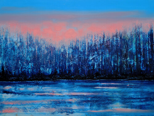 Blue Sanctuary di Faith Patterson, Pittura in vendita su Singulart