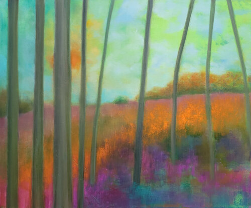 The Color of Evening di Faith Patterson, Pittura in vendita su Singulart